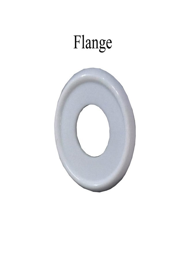 VME صنبور حوض مطبخ فاخر من مادة PVC من VME، مقاس قياسي 1/2 بوصة (15 مم)، لون أبيض، عبوة من قطعتين. - Image 4